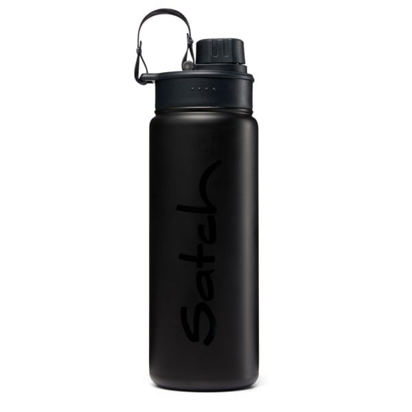 satch - Edelstahl Trinkflasche in schwarz