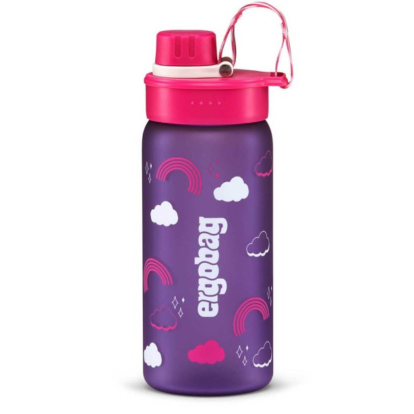 ergobag - Trinkflasche mit Drehverschluss Blitze in lila