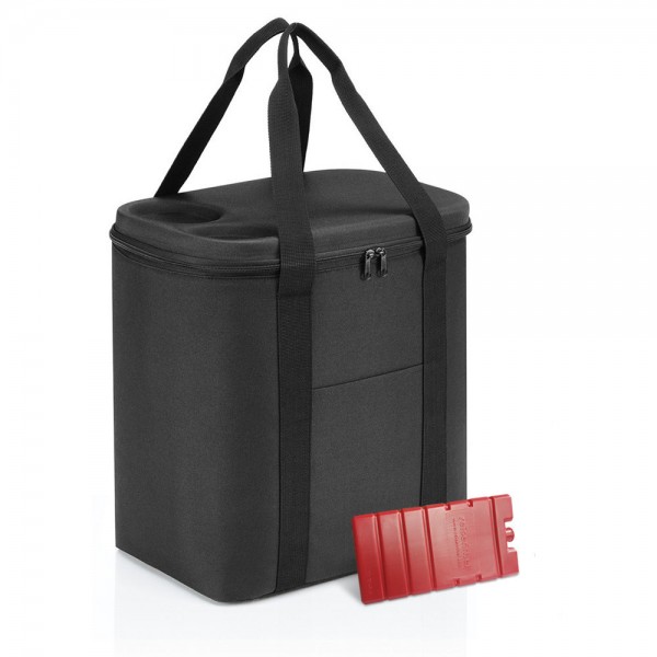 reisenthel - coolerbag XL + Kühlakku LHEF in schwarz
