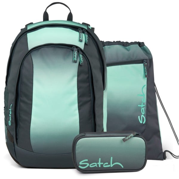 satch - Air Set aus air + Sportbeutel + Schlamperbox AirSpoBsc in grün