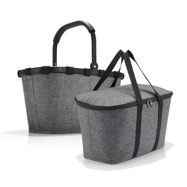 reisenthel - Set aus carrybag BK + coolerbag UH BKUH in silber
