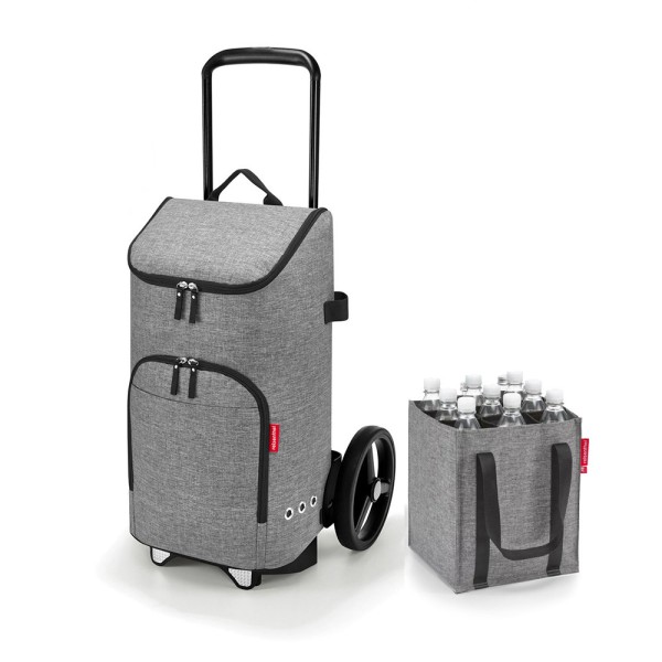 reisenthel - Set aus citycruiser rack + bag + bottlebag DEDFZJ in grau