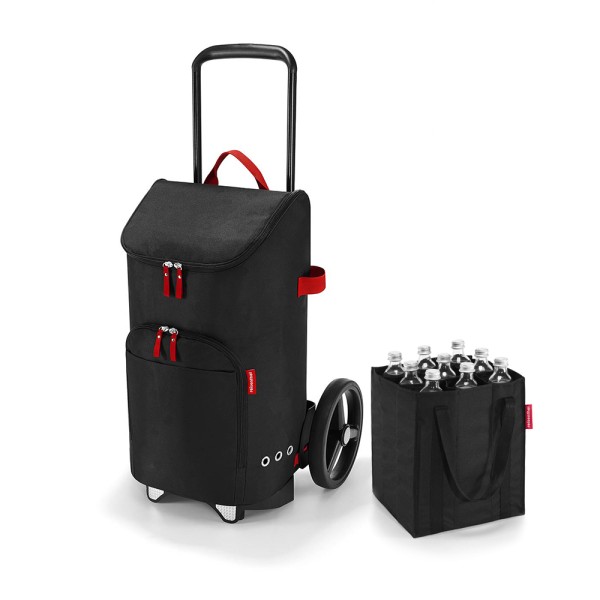 reisenthel - Set aus citycruiser rack + bag + bottlebag DEDFZJ in schwarz
