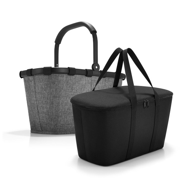 reisenthel - Set aus carrybag BK + coolerbag UH BKUH in silber