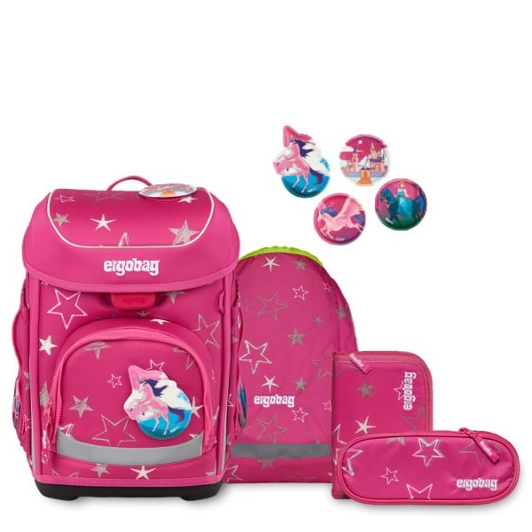 ergobag - Cubo Schulrucksack SternzauBär in violett